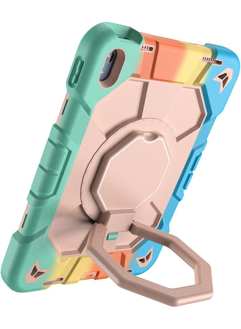 جراب لجهاز iPad A16 الجيل الحادي عشر/العاشر | حامل دوار متين بزاوية 360 درجة | حامل قلم، غطاء حماية شديد التحمل ضد الصدمات لجهاز iPad مقاس 10.9 بوصة (2022) / 11 بوصة (2025) - متعدد الألوان - Image 5